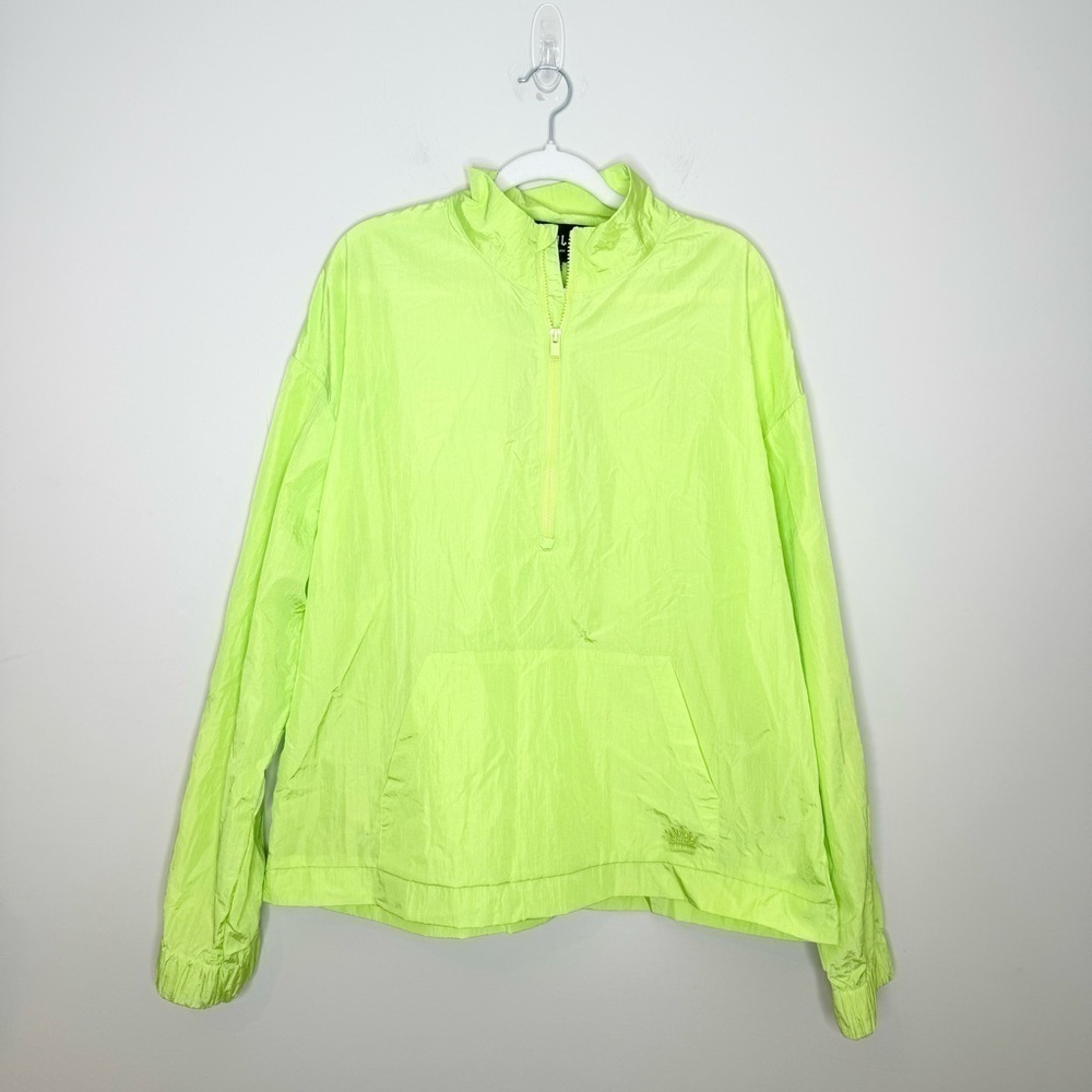 NWT ROYALTY Maluma  Men's Half Zip Pullover Windbreaker Mojito Medium - Picture 2 of 6